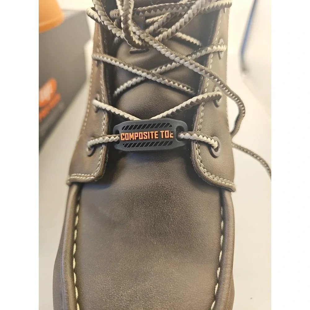 Lugz Yard Lx Slip Resistant Composite Toe Work  Mens Brown  MYARLXCTD-2186 13D‎